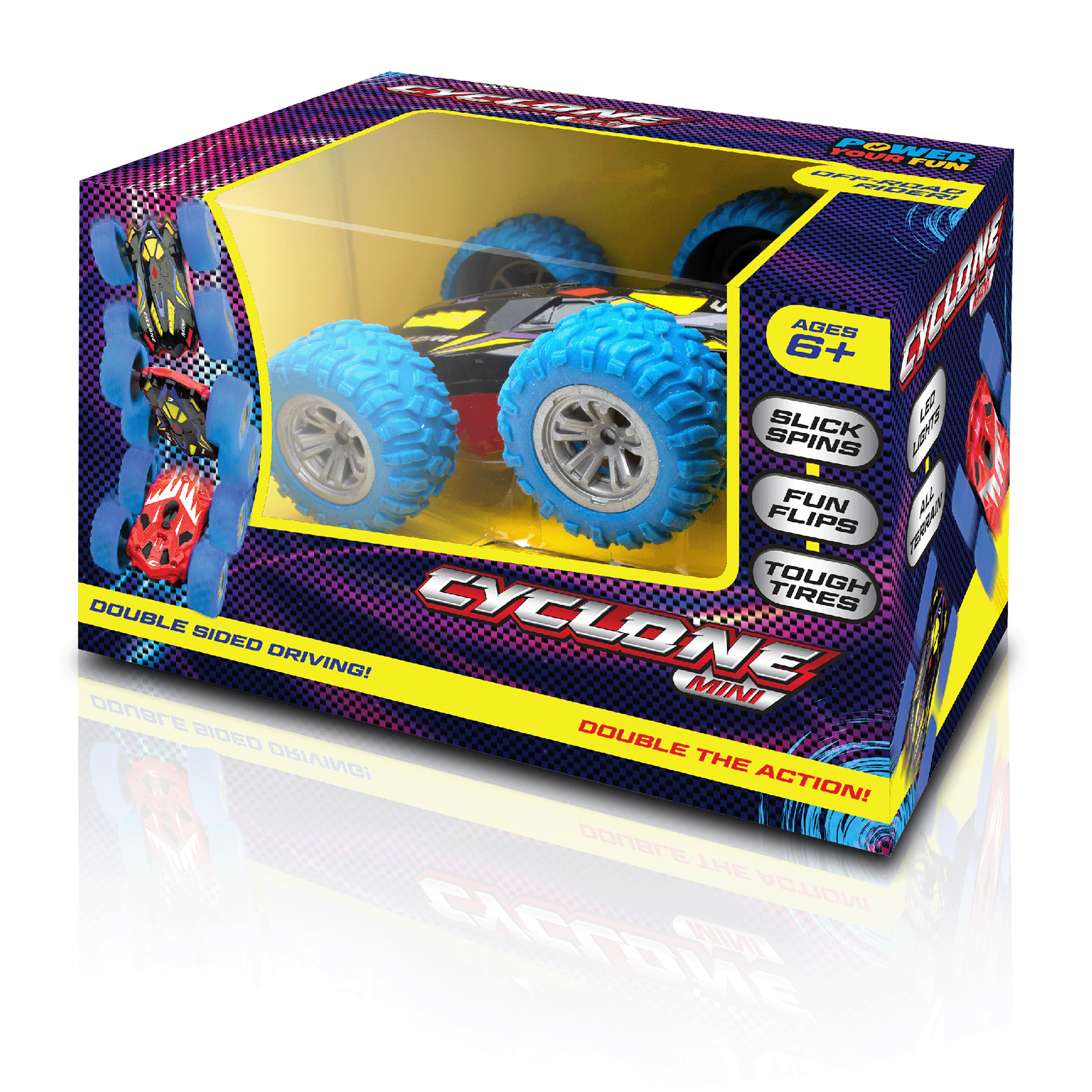 Mini Cyclone Stunt Remote Control Car Shop Toy POP